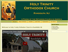 Tablet Screenshot of holytrinityrandolph.com